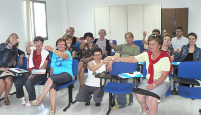 Asistentes al curso de turismo